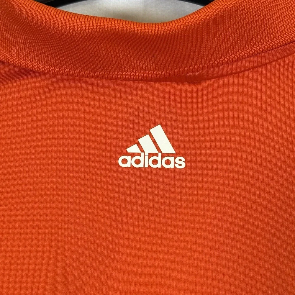 ADIDAS puremotion Golf Polo Men's Medium (44 x 27 in) Bright Orange Athletic‎